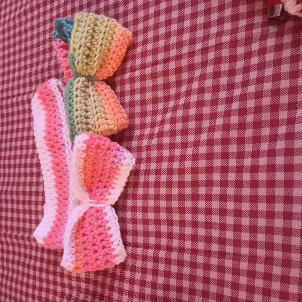Hand Crafted Pink and Green Hair Care Essentials